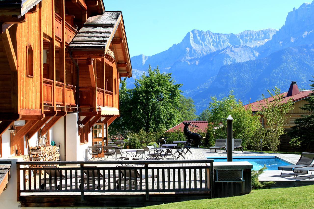 Le Cerf Amoureux Chalet Prive & Spa Sallanches Exterior photo
